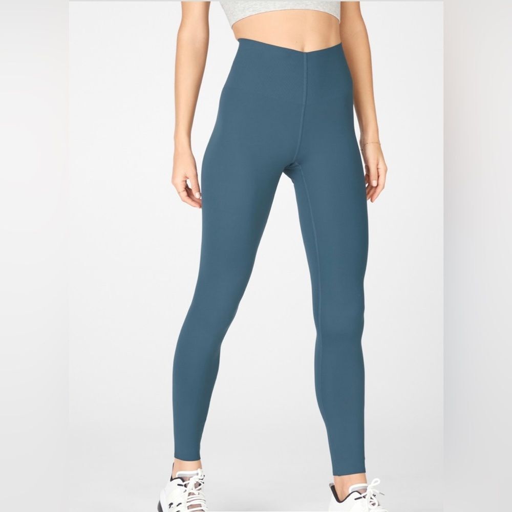 NWT Fabletics PureLuxe Minimal Leggings in Twilight Blue Size XS
